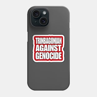 Trinbagonian Against Genocide - Sticker - Double-sided Phone Case