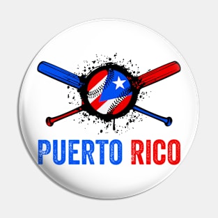 Puerto Rico Baseball Pin