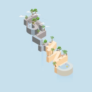 Isometric Island T-Shirt