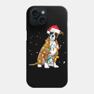 Boxer Dog Christmas Phone Case