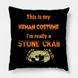 This is my Human Costume, I'm really a Stone Crab Pillow