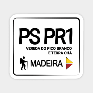 Madeira Island PS PR1 VEREDA DO PICO BRANCO E TERRA CHÃ logo Magnet