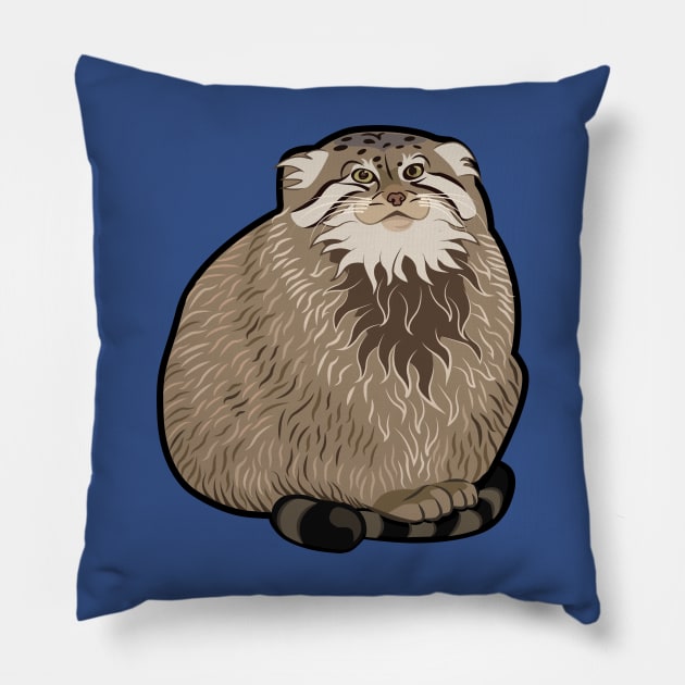 Pallas's Cat Pillow by SteveGrime