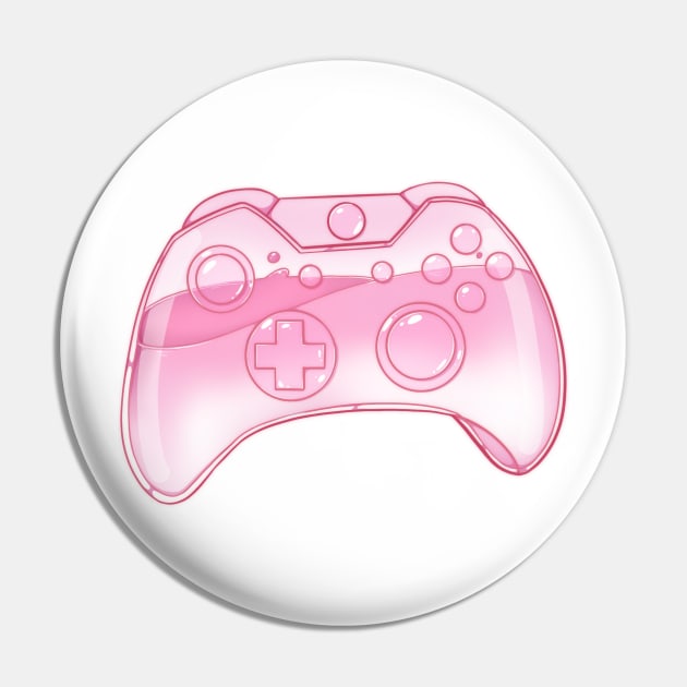 Pink controller Pin by Itsacuteart