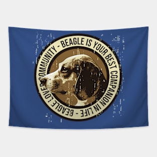 Dog Beagle - Best Companion In Life Tapestry