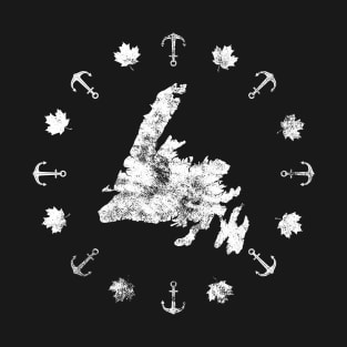 Maple Leaf and Anchor || Newfoundland and Labrador || Canada || Gifts || Souvenirs T-Shirt