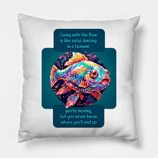 Going with the flow Pillow