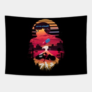 Kaneda Sunset Tapestry