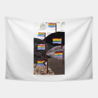 The Pride Flag Evolution Tapestry