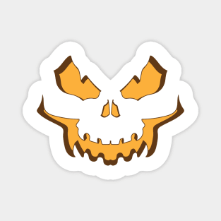 jack o lantern face Magnet