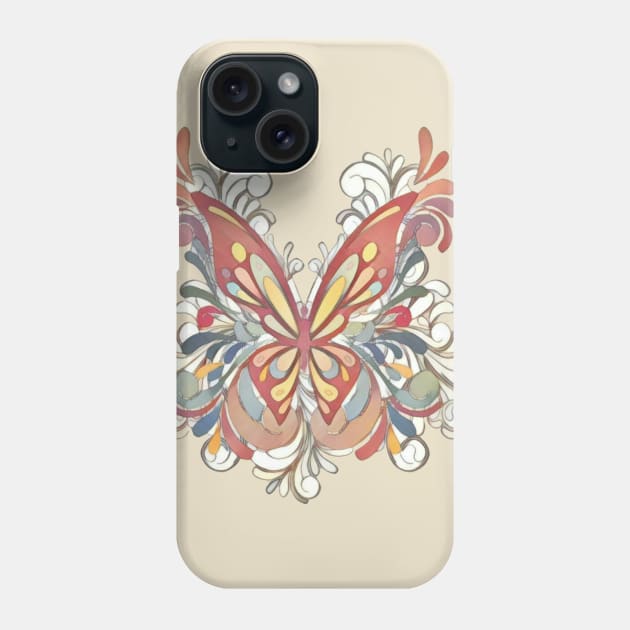 Butterfly Art Phone Case by AlondraHanley