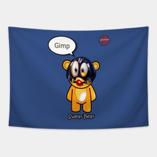 Geek Girl - SwearBear - GIMP Tapestry