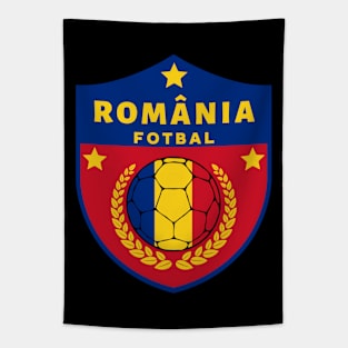 Romania Fotbal Tapestry