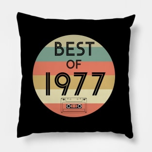 Best of 1977 vintage Pillow