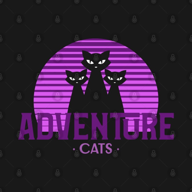 Adventure Cats by ArtsyStone