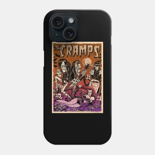 Punk Rock Psychosis The Cramps Voodoo Rhythms Shirt Phone Case