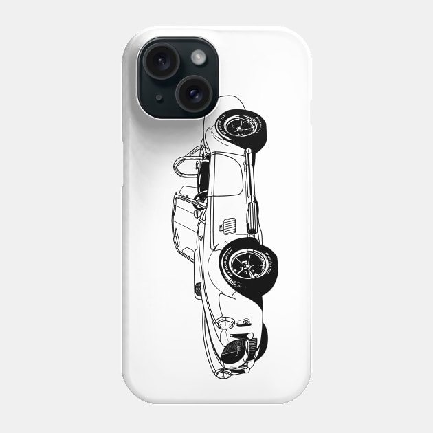 American Classic Muscle Cars Phone Case by Hot-Mess-Zone