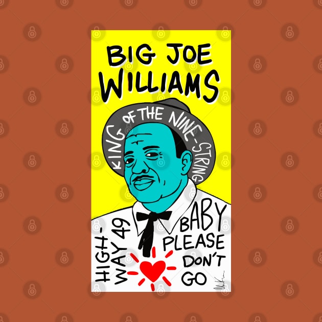 Big Joe Williams by krusefolkart