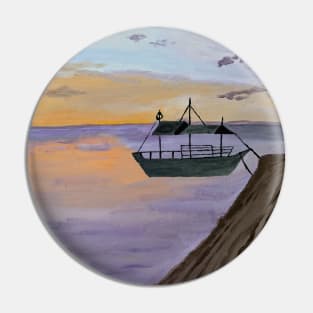 Sunset By The Sea Pin