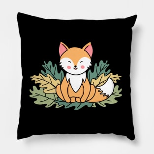 Cutie Yoga Fox Pillow