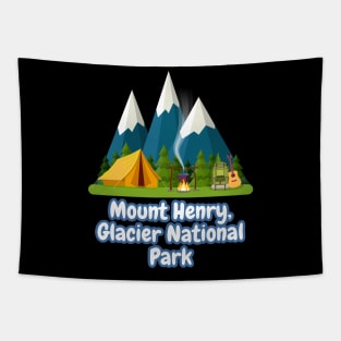 Mount Henry, Glacier National Park Tapestry