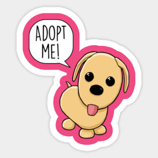 Adopt Me Stickers Teepublic - roblox puppy decals