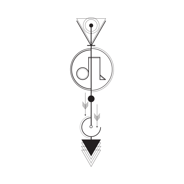 Leo Arrow - Geometric Astrology by alcateiaart