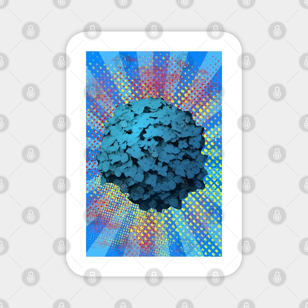 HORTENSIA 16 Magnet by NYWA-ART-PROJECT