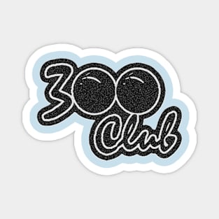 300 CLUB - PERFECT GAME - BLACK DESIGN Magnet