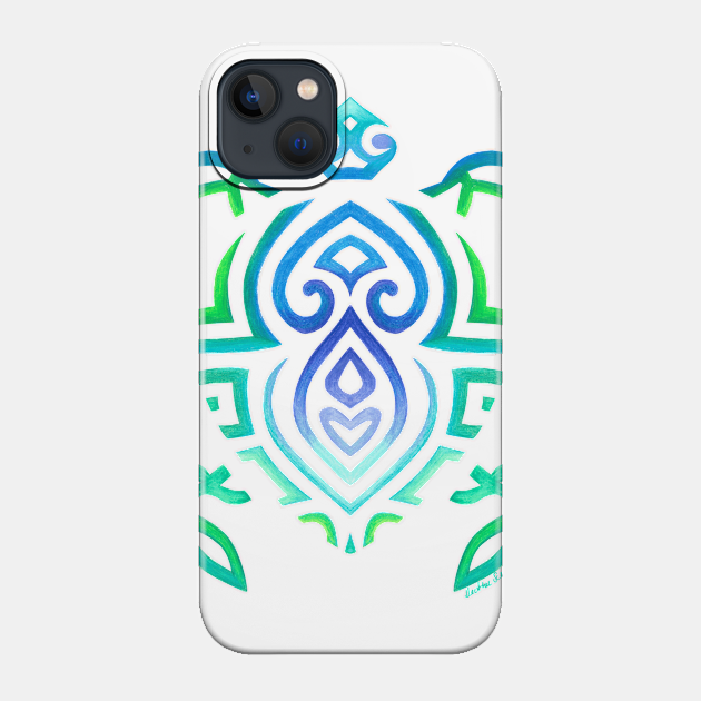 Tribal Turtle - Turtle - Phone Case