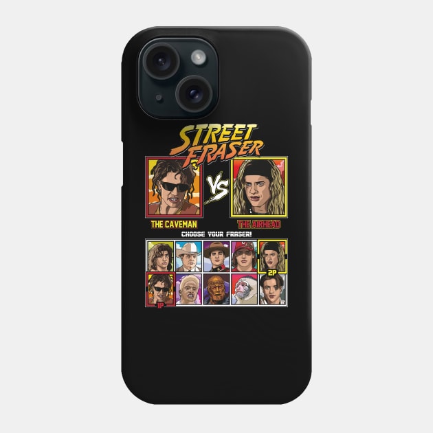 Street Fraser - Brendan Fraser vs Shirt Phone Case by RetroReview