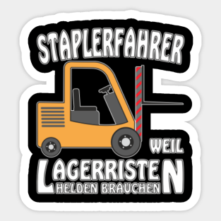 Gabelstapler Stickers Teepublic