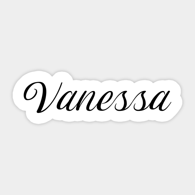 Name Vanessa Vanessa Sticker Teepublic