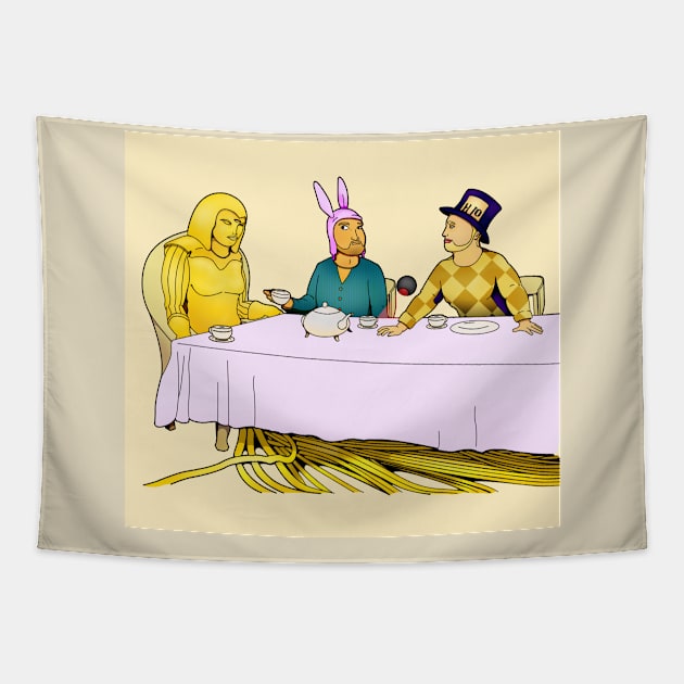 db in Wonderland Tapestry by doublebeta