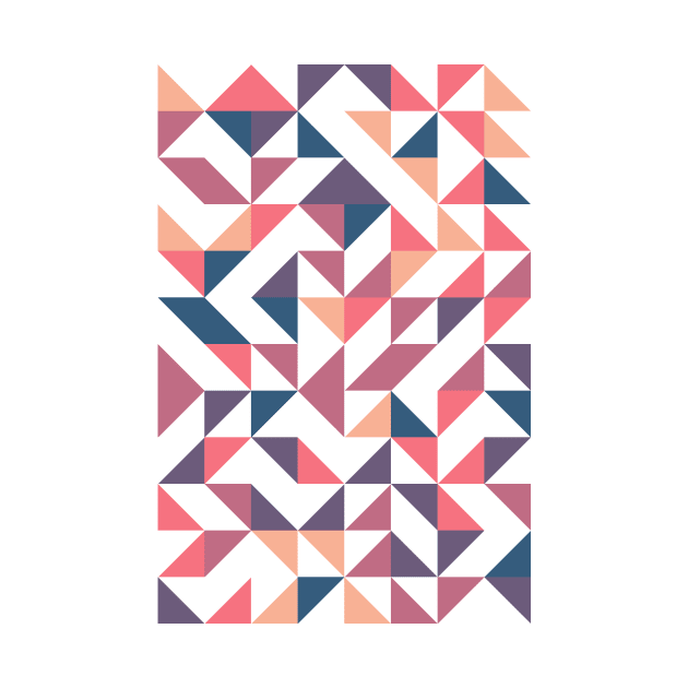 Creative Geometric Colourful Triangle Pattern #3 by Trendy-Now