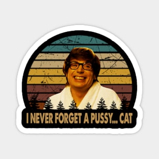 I never forget a cat character film series Magnet