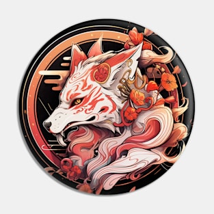 Fox Spirit Kitsune Pin