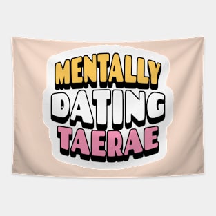 Zero base one zb1 mentally dating kim taerae zerose typography | Morcaworks Tapestry