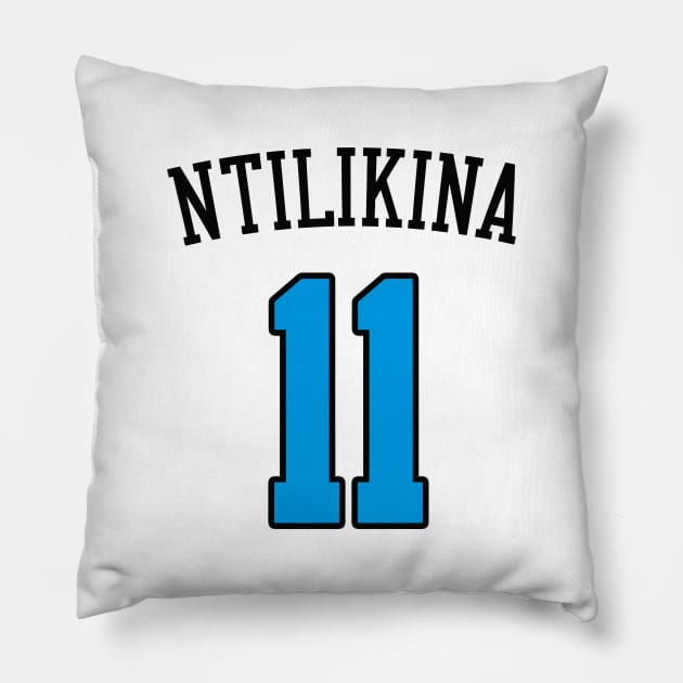 ntilikina Pillow by telutiga