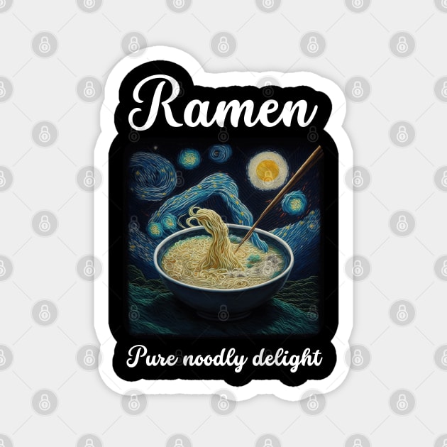 Ramen - Noodly Delight v1 Magnet by AI-datamancer