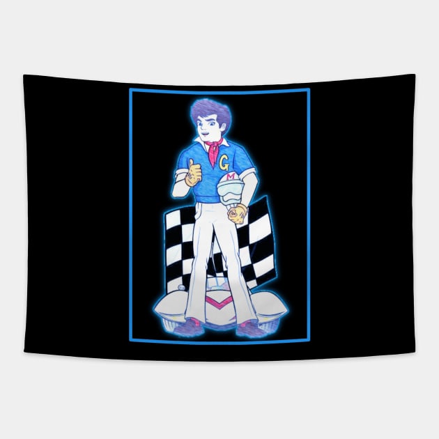 Speed racer Tapestry by nikistore