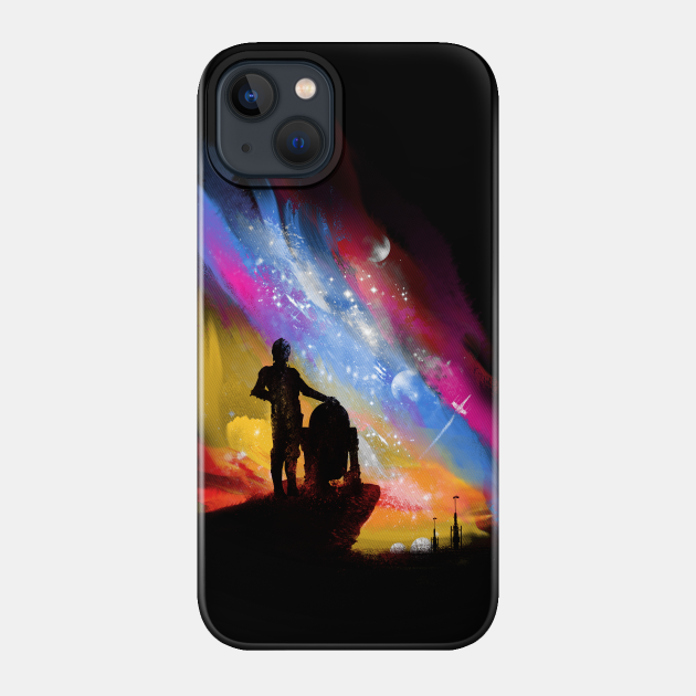 sunset on tatooine - Science Fiction - Phone Case