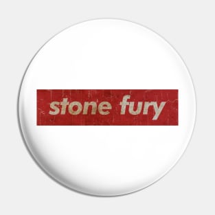 Stone Fury - SIMPLE RED VINTAGE Pin