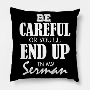 Funny Minister Shirt Pastor Appreciation Gift Sermon Tee Pillow