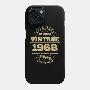 1968 vintage 50 years old birthday T-Shirt Phone Case