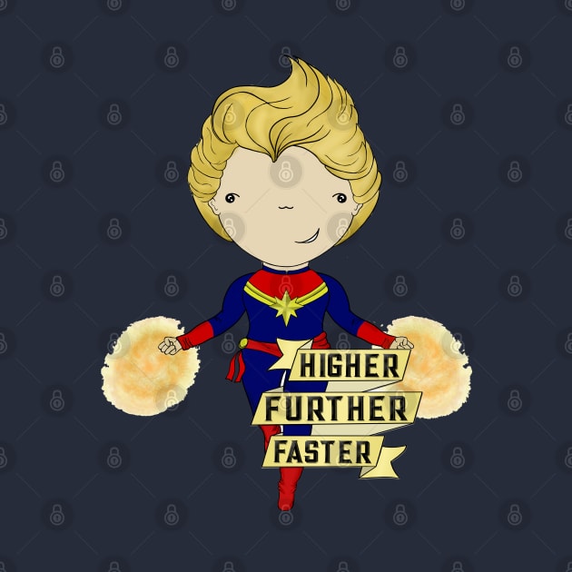 Higher Further Faster by Jen Talley Design