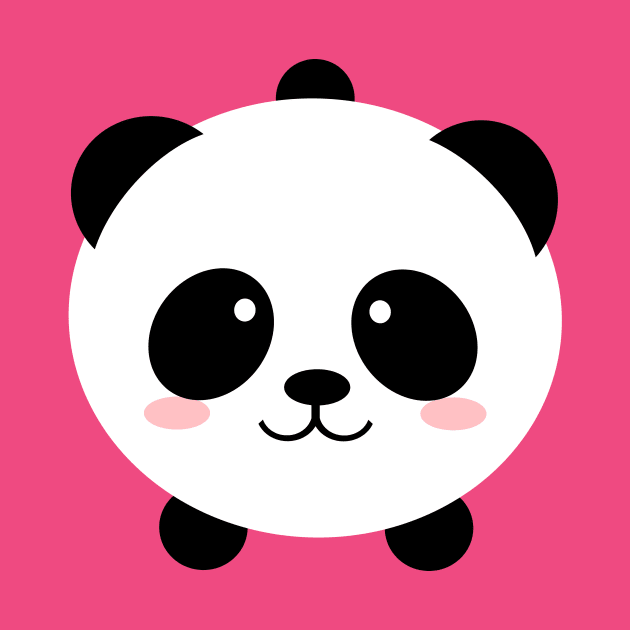 Lovely kawai panda bear by EuGeniaArt