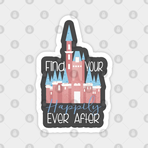 Happily Ever After Castle Magnet by WereAllMadBoutique