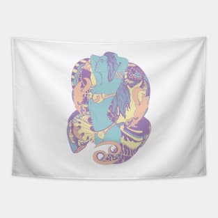 Retro Blend Cancer Beauty Tapestry