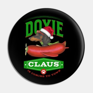 Doxie Claus Dachshund Pin